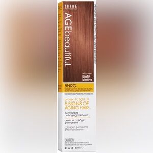 NIP Zotos AGE Beautiful 8NRG Permanent Liqui-Creme Hair Color